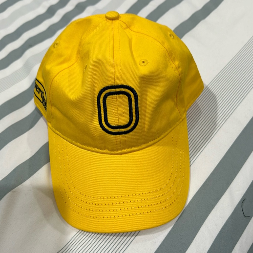 Yellow Overtime adjustable hat